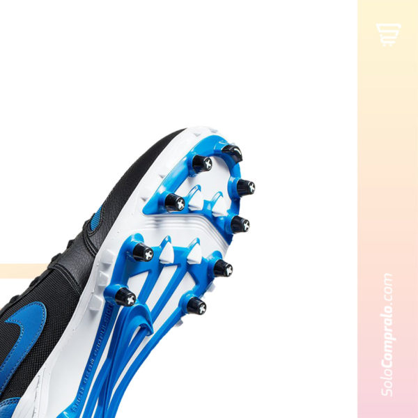 Cleats Jordan MID Retro 1 - Blue- Black - Imagen 3